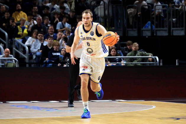 October 13, 2026, Germany, GER, DEU, Basketball, Champions League (BCL), Day 1, 2026–2027 Season, Berlin, ALBA Berlin vs. Igokea MALTE DELOW ALBA Berlin 6 nordphoto GmbH Engler Berlin Uber Arena Berlin Germany Copyright: xNordphotox xEnglerx
