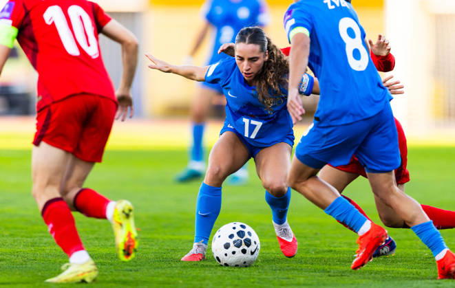 SOCCER - FIFA World Cup, WM, Weltmeisterschaft, Fussball - Women s Qualifiers - Slovenia vs. Turkey Photo by IPA ABACAPRESS.COM89666630 - Izabela Krizaj of Slovenia (SLO) during a soccer match between Slovenia (SLO) and Turkey (TUR) in Round 1 of the Playoffs of the 2027 FIFA Women s European Qualifiers at Domzale Stadium, Domzale, Slovenia, on October 13, 2026. Photo by Nik Moder Moder Photo Agency during the Women s Qualifiers—Slovenia vs. Turkey, a FIFA World Cup match on October 13, 2026  Copyright: xIPAxSport ABACAx