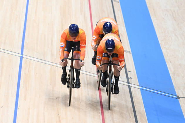 14-10-2026 World Championships Elite Track; Giornata 01; 2026, Olanda; Hoogland, Jeffrey; Lavreysen, Harrie; Van Den Berg, Roy; Shanghai - Velodromo; 