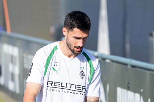 Tim Kleindienst, Borussia Mönchengladbach, cuts training short on the 11th. Public training session: Borussia Mönchengladbach, soccer, Bundesliga, 2026–2027 season, October 14, 2026, Borussia Mönchengladbach public training session, soccer, Bundesliga, 2026–2027 season, October 14, 2026, Mönchengladbach Copyright: xEibner-Pressefoto ThomasxHaeslerx EP_THR