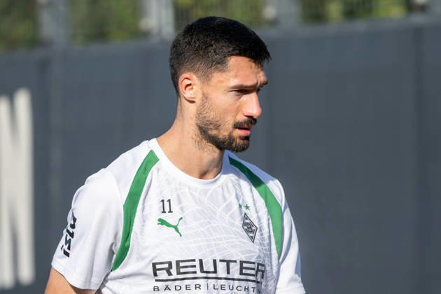 Tim Kleindienst, Borussia Mönchengladbach, cuts training short on the 11th. Public training session: Borussia Mönchengladbach, soccer, Bundesliga, 2026–2027 season, October 14, 2026, Borussia Mönchengladbach public training session, soccer, Bundesliga, 2026–2027 season, October 14, 2026, Mönchengladbach Copyright: xEibner-Pressefoto ThomasxHaeslerx EP_THR