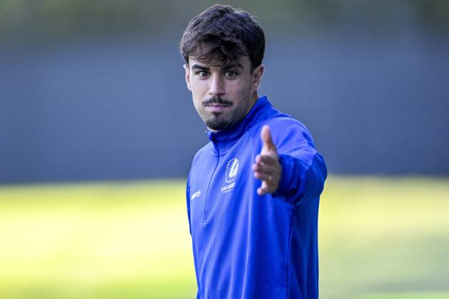 KAA Gent v AGF Aarhus - UEFA Conference League Media Activities 14 10 2026 GENT, BELGIUM - OCTOBER 14 : Tiago Alves Araujo Felipe defender of KAA Gent pictured during a training session ahead of the UEFA Conference League 2026 27 League Phase matchday 1 match between KAA Gent and AGF Aarhus on October 14, 2026 in Gent, Belgium, 14 10 2026 Gent Belgium  Copyright: xJanxDexMeuleneirx