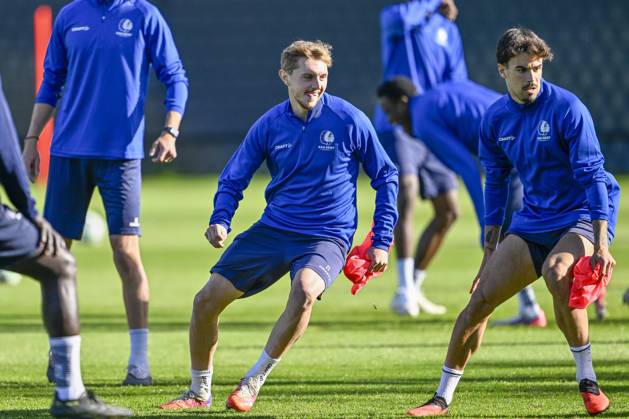 KAA Gent v AGF Aarhus - UEFA Conference League Media Activities 14 10 2026 GENT, BELGIUM - OCTOBER 14 : Dean Max Jimmy forward of KAA Gent pictured during a training session ahead of the UEFA Conference League 2026 27 League Phase matchday 1 match between KAA Gent and AGF Aarhus on October 14, 2026 in Gent, Belgium, 14 10 2026 Gent Belgium  Copyright: xJanxDexMeuleneirx