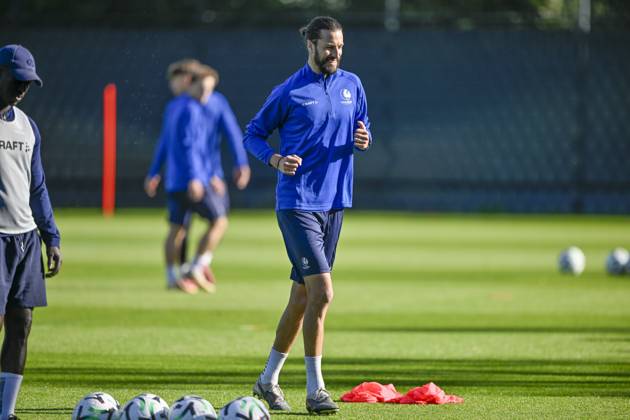 KAA Gent v AGF Aarhus - UEFA Conference League Media Activities 14 10 2026 GENT, BELGIUM - OCTOBER 14 : Burgess Christian defender of KAA Gent pictured during a training session ahead of the UEFA Conference League 2026 27 League Phase matchday 1 match between KAA Gent and AGF Aarhus on October 14, 2026 in Gent, Belgium, 14 10 2026 Gent Belgium  Copyright: xJanxDexMeuleneirx