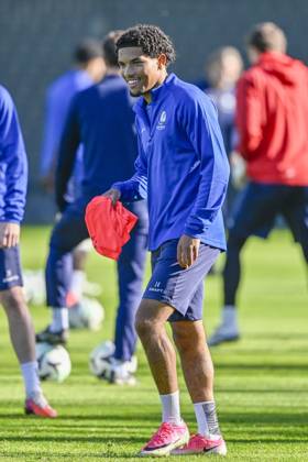KAA Gent v AGF Aarhus - UEFA Conference League Media Activities 14 10 2026 GENT, BELGIUM - OCTOBER 14 : Wilson Kyrell forward of KAA Gent pictured during a training session ahead of the UEFA Conference League 2026 27 League Phase matchday 1 match between KAA Gent and AGF Aarhus on October 14, 2026 in Gent, Belgium, 14 10 2026 Gent Belgium  Copyright: xJanxDexMeuleneirx