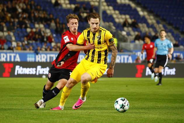 October 14, 2026, xavx, Soccer 3rd Division, SV Wehen Wiesbaden vs. Alemannia Aachen, Fabian Greilinger (SV Wehen Wiesbaden), Daniel Starodid (Alemannia Aachen), Wiesbaden