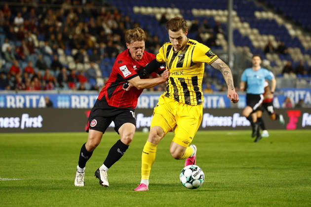 October 14, 2026, xavx, Soccer 3rd Division, SV Wehen Wiesbaden vs. Alemannia Aachen, Fabian Greilinger (SV Wehen Wiesbaden), Daniel Starodid (Alemannia Aachen), Wiesbaden
