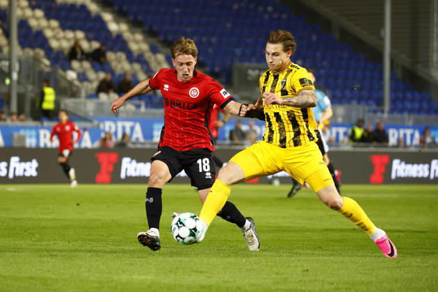 October 14, 2026, xavx, Soccer 3rd Division, SV Wehen Wiesbaden vs. Alemannia Aachen, Fabian Greilinger (SV Wehen Wiesbaden), Daniel Starodid (Alemannia Aachen), Wiesbaden