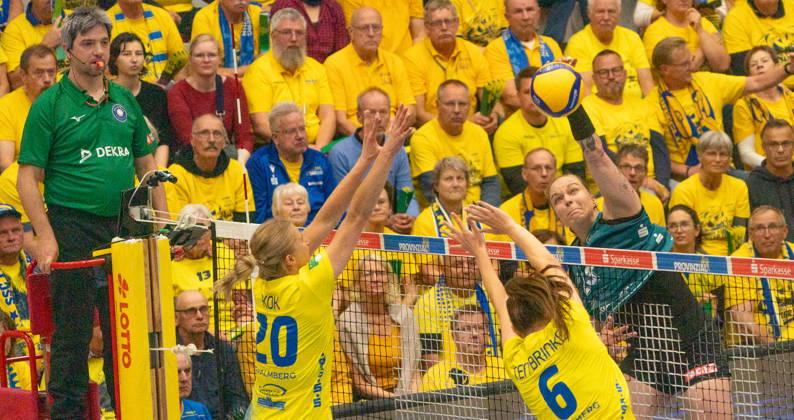Volleyball, Women, VBL, SSC Schwerin v Dresdner SC