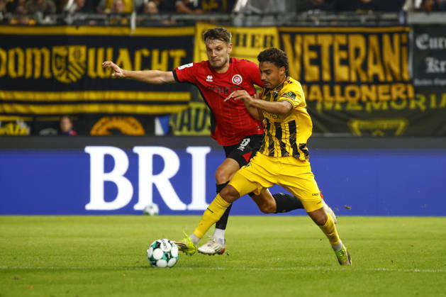 October 14, 2026, xavx, Soccer 3rd Division, SV Wehen Wiesbaden vs. Alemannia Aachen, Gino Fechner (SV Wehen Wiesbaden), Mehdi Loune (Alemannia Aachen), Wiesbaden