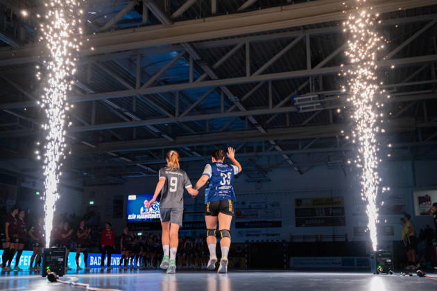 HSG Blomberg Lippe GER vs. HC Leipzig GER, Handball, Women s Handball Bundesliga 1, Matchday 6, 2026–2027 Season, Blomberg, October 14, 2026—Elin Magnusdottir of HSG Blomberg Lippe, age 33, during the warm-up at the Blomberg Synflex Arena on Ulmenallee, Germany