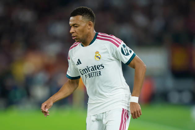 AS Roma v Real Madrid C.F. - UEFA Champions League 2026 27 League Phase MD2 Kylian Mbappe of Real Madrid CF in action during the AS Roma v Real Madrid C.F. - UEFA Champions League 2026 27 League Phase MD2 at Stadio Olimpico on October 14, 2026 in Rome, Italy Rome Stadio Olimpico Lazio Italy Copyright: xGiuseppexMaffiax 261014_UCL_Roma-RealMadrid_GM_08075