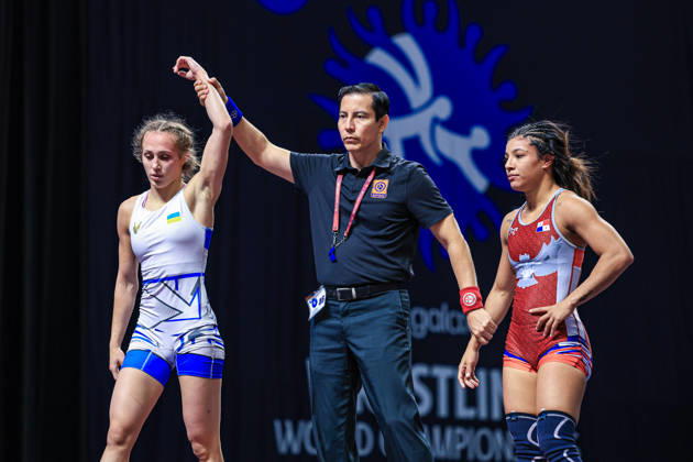 U23 World Championships, 50 kg Open Weight: Aida Kerymova (UKR) defeated Yorlenis Milagros Moran Sanchez (PAN) Copyright: xAmirrezaxAliasgarix Kadir Caliskan United World Wr