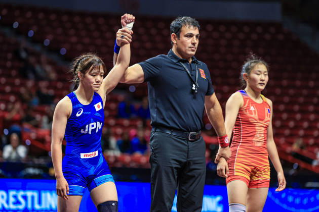 U23 World Championships, 50 kg Women s Weight Class: Haruna Morikawa (JPN) defeated Suvd Erdene Bayarbaatar (MGL) Copyright: xAmirrezaxAliasgarix Kadir Caliskan United World Wr