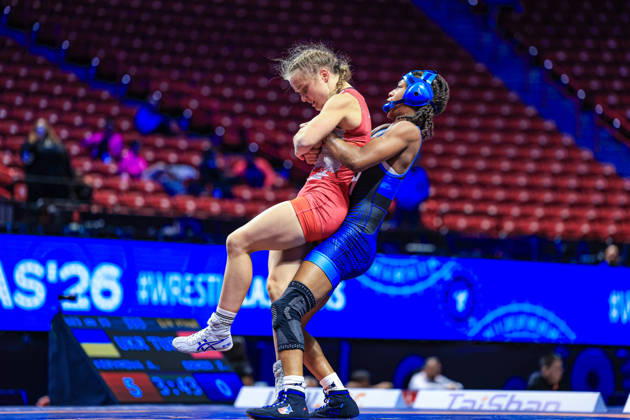 U23 World Championships, 50 kg, Women s Weight Class: Morgan Nicole Turner (USA) def. Svenja Jungo (SUI) Copyright: xAmirrezaxAliasgarix Kadir Caliskan United World Wr