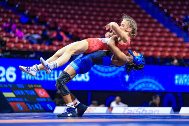 U23 World Championships, 50 kg, Women s Weight Class: Morgan Nicole Turner (USA) def. Svenja Jungo (SUI) Copyright: xAmirrezaxAliasgarix Kadir Caliskan United World Wr