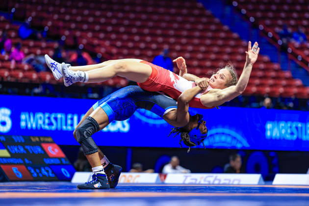 U23 World Championships, 50 kg, Women s Weight Class: Morgan Nicole Turner (USA) def. Svenja Jungo (SUI) Copyright: xAmirrezaxAliasgarix Kadir Caliskan United World Wr