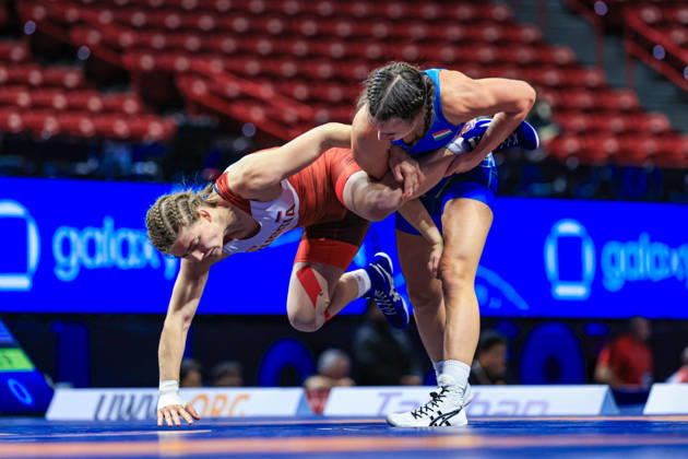U23 World Championships, 55 kg, Women s Weight Class: Gerda Terek (HUN) defeated Kira Solobchuk (RUS) Copyright: xAmirrezaxAliasgarix Kadir Caliskan United World Wr