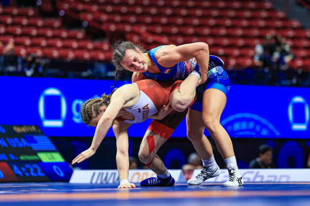 U23 World Championships, 55 kg, Women s Weight Class: Gerda Terek (HUN) defeated Kira Solobchuk (RUS) Copyright: xAmirrezaxAliasgarix Kadir Caliskan United World Wr