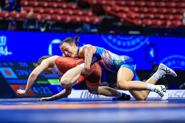 U23 World Championships, 55 kg, Women s Weight Class: Gerda Terek (HUN) defeated Kira Solobchuk (RUS) Copyright: xAmirrezaxAliasgarix Kadir Caliskan United World Wr