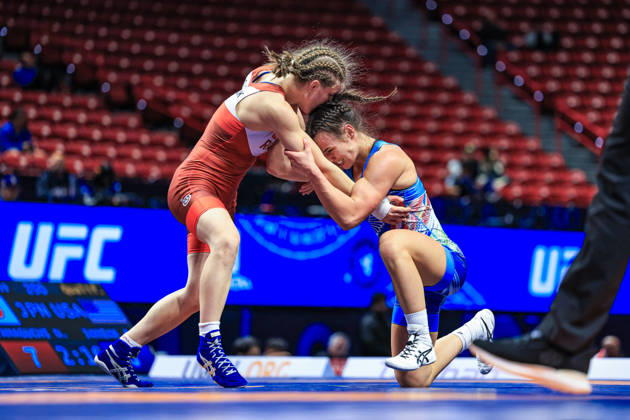 U23 World Championships, 55 kg, Women s Weight Class: Gerda Terek (HUN) defeated Kira Solobchuk (RUS) Copyright: xAmirrezaxAliasgarix Kadir Caliskan United World Wr