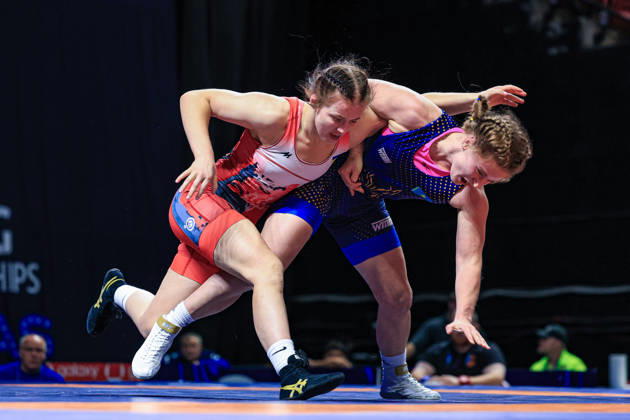 U23 World Championships, 59 kg Open Weight: Alina Filipovych (UKR) defeated Viktoriia Khusainova (KAZ) by decision Copyright: xAmirrezaxAliasgarix Kadir Caliskan United World Wr