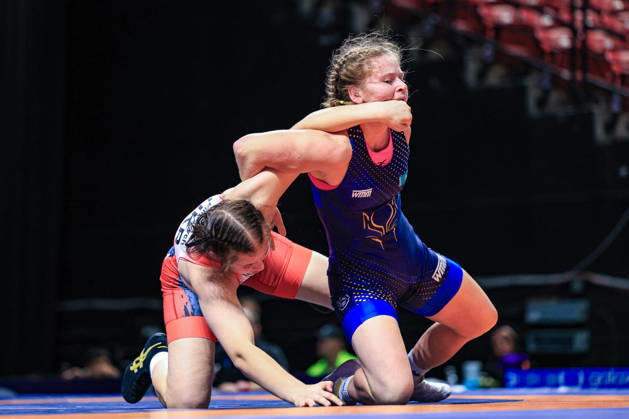 U23 World Championships, 59 kg Open Weight: Alina Filipovych (UKR) defeated Viktoriia Khusainova (KAZ) by decision Copyright: xAmirrezaxAliasgarix Kadir Caliskan United World Wr