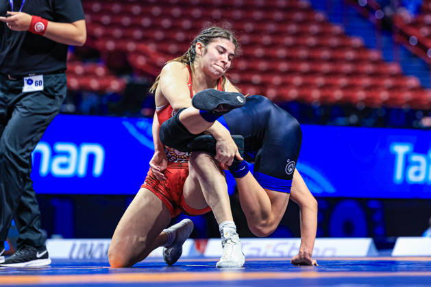 U23 World Championships, 59 kg, Women s Weight Class: Camila Agustina Amarilla (ARG) defeated Marta Hetmanava (BLR) Copyright: xAmirrezaxAliasgarix Kadir Caliskan United World Wr