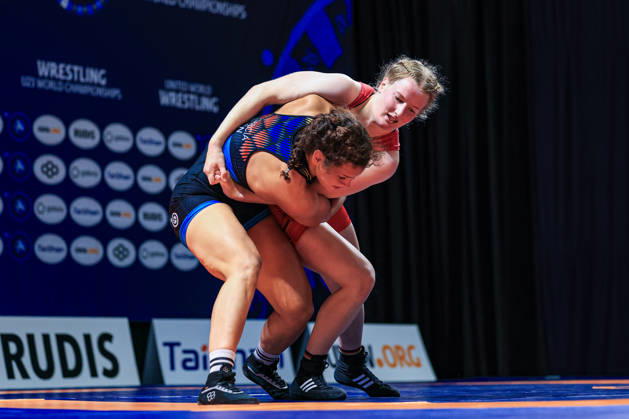 U23 World Championships, 68 kg, WW: Gilbery Josefina Garcia Franco (VEN) def. Sophia Schaefle (GER) Copyright: xAmirrezaxAliasgarix Kadir Caliskan United World Wr