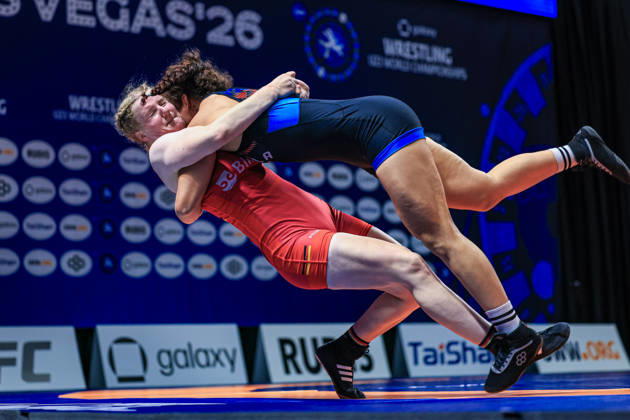 U23 World Championships, 68 kg, WW: Gilbery Josefina Garcia Franco (VEN) def. Sophia Schaefle (GER) Copyright: xAmirrezaxAliasgarix Kadir Caliskan United World Wr