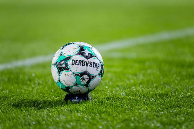 Stock photo, Derbystar GER 3. Liga match ball, SC Verl vs. SSV Jahn Regensburg, soccer, 3. Liga, Matchday 9, 2026–2027 season, October 14, 2026 DFL regulations prohibit any use of photographs as image sequences and or quasi-video GER, SC Verl vs. SSV Jahn Regensburg, soccer, 3rd League, Matchday 9, 2026–2027 season, October 14, 2026, Verl Copyright: xEibner-Pressefoto JanxRollingerx EP_JSK