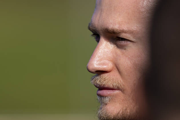 October 15, 2026, Soccer, FC Schalke 04 Training Session, Media Round with Goalkeeper Loris Karius, FC Schalke 04, Gelsenkirchen, FC Schalke 04 Training Facility, North Rhine-Westphalia, Germany, xRHR, PHOTO YYx Copyright: RHR-FOTOx RHR-FOTO YY