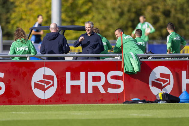 October 15, 2026, Soccer, FC Schalke 04 Training Session; Frank Baumann, FC Schalke 04 Director of Sports; FC Schalke 04 Arrives for Training; Gelsenkirchen; FC Schalke 04 Training Facility; North Rhine-Westphalia, Germany; xRHR; PHOTO YYx Copyright: RHR-FOTOx RHR-FOTO YY