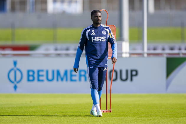 October 15, 2026, Soccer, FC Schalke 04 Junior Training, Dina Ebimbe, FC Schalke 04, Gelsenkirchen, FC Schalke 04 Training Facility, North Rhine-Westphalia, Germany, xRHR, PHOTO YYx Copyright: RHR-FOTOx RHR-FOTO YY