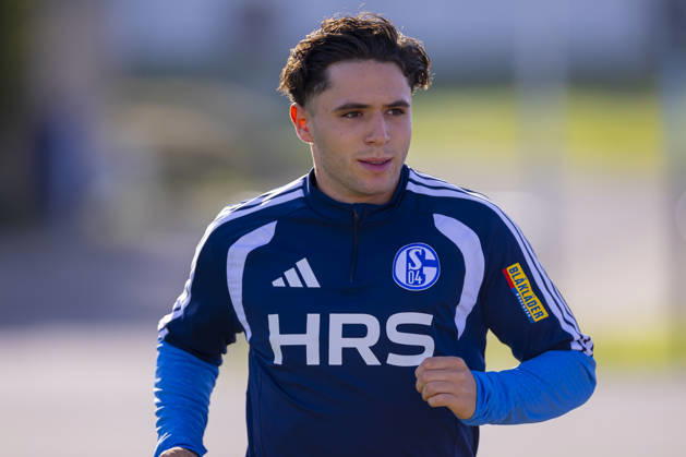 October 15, 2026, Soccer, FC Schalke 04 practice Soufiane El Faouzi FC Schalke 04 needs to hurry Gelsenkirchen FC Schalke 04 training facility NRW Germany xRHR PHOTO YYx Copyright: RHR-FOTOx RHR-FOTO YY