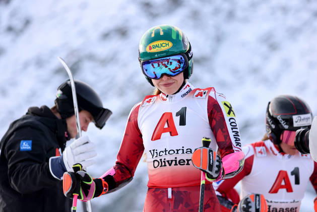 ALPINE SKIING - Ski Austria, training SOELDEN,AUSTRIA,15.OCT.26 - ALPINE SKIING - Ski Austria, giant slalom, training and qualification. Image shows Victoria Olivier (AUT).  GEPAxpictures xMathiasxMandl