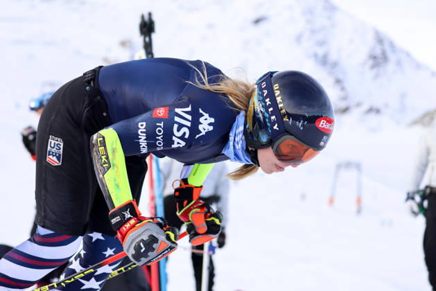 ALPINE SKIING - Ski Austria, training SOELDEN,AUSTRIA,15.OCT.26 - ALPINE SKIING - Ski Austria, giant slalom, training and qualification. Image shows Mikaela Shiffrin (USA).  GEPAxpictures xMathiasxMandl