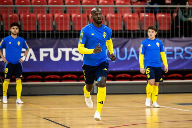 October 15, 2026: Bryan Johansson of Sweden ahead of the FIFA Futsal World Cup qualifying match between Hungary and Sweden on October 15, 2026 in Nyíregyháza. Photo: Bildbyran EXT BILDBYRÅN COP 18 XY0131 futsal national team Hungary Sweden national team Sweden BBENG World Cup qualifier Hungary  Copyright: BILDBYRANxEXT BB261015BB553