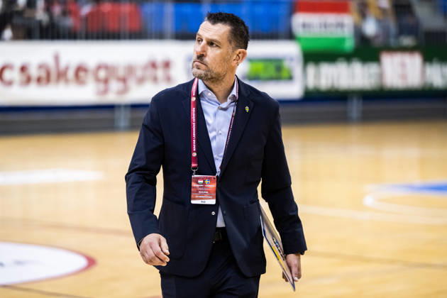 October 15, 2026: Sweden s head coach Matija Dulvat ahead of the FIFA Futsal World Cup qualifying match between Hungary and Sweden on October 15, 2026 in Nyíregyháza. Photo: Bildbyran EXT BILDBYRÅN COP 18 XYA131 futsal national team Hungary Sweden national team Sweden BBENG World Cup qualifier Hungary  Copyright: BILDBYRANxEXT BB261015BB555