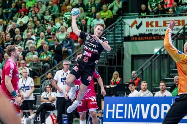 OPEL Handball Bundesliga: HSG Wetzlar vs. HC Erlangen, 15–10–26; Christopher Bissel, HC Erlangen, 21; OPEL Handball Bundesliga: HSG Wetzlar vs. HC Erlangen, Wetzlar, 15–10–26 Copyright: xBEAUTIFULxSPORTS Roeczeyx