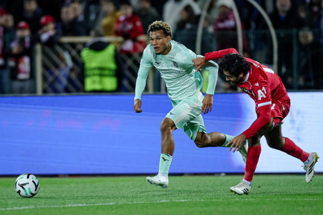 Football - UEFA Conference League - Round 1 - PFC CSKA Sofia - AS Monaco - 15.10.2026 Paris Brunner, 29 of AS Monaco FC during UEFA Conference League - Round 1 match between PFC CSKA Sofia and AS Monaco at Vasil Levski Stadium in Sofia, Bulgaria, on October 15th, 2026 in Sofia, Bulgaria. Bulgaria Copyright: xYulianxTodorovx