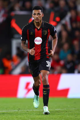 Bournemouth, England, 15th October 2026. Alvaro Rodriguez of AFC Bournemouth during the AFC Bournemouth vs Sturm Graz UEFA Europa League match at the Vitality Stadium, Bournemouth. Picture credit should read: Paul Terry Sportimage EDITORIAL USE ONLY. No use with unauthorised audio, video, data, fixture lists, club league logos or live services. Online in-match use limited to 120 images, no video emulation. No use in betting, games or single club league player publications. SPI_083_PT_Bournemouth_Sturm_Graz SPI-5072-0083