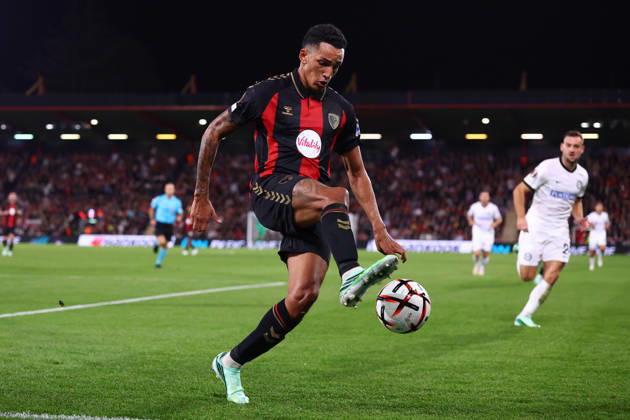 Bournemouth, England, 15th October 2026. Alvaro Rodriguez of AFC Bournemouth during the AFC Bournemouth vs Sturm Graz UEFA Europa League match at the Vitality Stadium, Bournemouth. Picture credit should read: Paul Terry Sportimage EDITORIAL USE ONLY. No use with unauthorised audio, video, data, fixture lists, club league logos or live services. Online in-match use limited to 120 images, no video emulation. No use in betting, games or single club league player publications. SPI_120_PT_Bournemouth_Sturm_Graz SPI-5072-0120