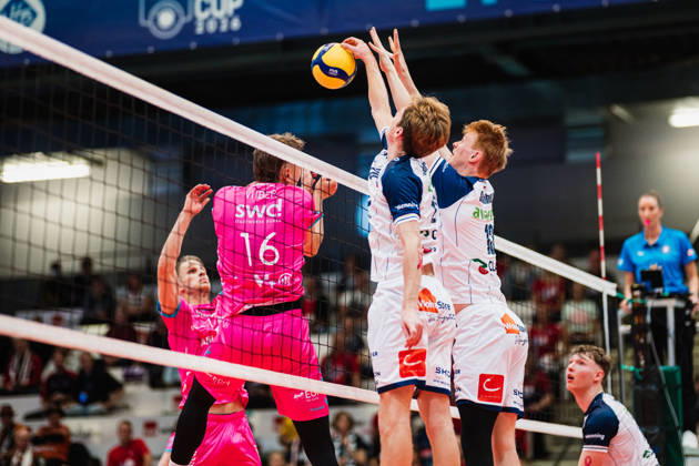 Volleyball, LigaCup, SWD powervolleys Düren v SVG Lüneburg