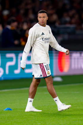 AS Roma v Real Madrid C.F. - UEFA Champions League 2026 27 League Phase MD2 Kylian Mbappe of Real Madrid CF looks on during the AS Roma v Real Madrid C.F. - UEFA Champions League 2026 27 League Phase MD2 at Stadio Olimpico on October 14, 2026 in Rome, Italy Rome Stadio Olimpico Lazio Italy Copyright: xGiuseppexMaffiax 261014_UCL_Roma-RealMadrid_GM_03857