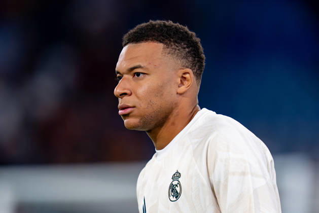 AS Roma v Real Madrid C.F. - UEFA Champions League 2026 27 League Phase MD2 Kylian Mbappe of Real Madrid CF looks on during the AS Roma v Real Madrid C.F. - UEFA Champions League 2026 27 League Phase MD2 at Stadio Olimpico on October 14, 2026 in Rome, Italy Rome Stadio Olimpico Lazio Italy Copyright: xGiuseppexMaffiax 261014_UCL_Roma-RealMadrid_GM_04266