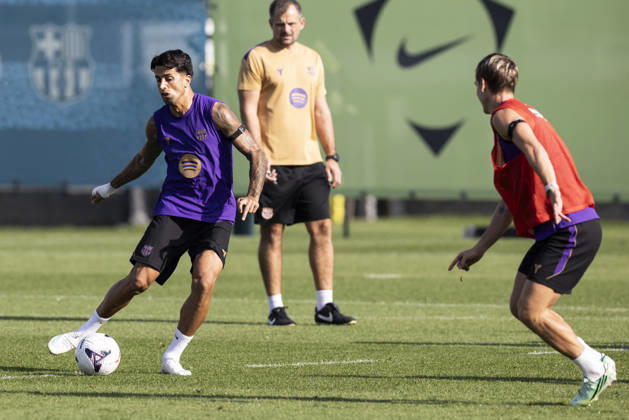 October 16, 2026, Sant Joan Despi, Barcelona, Spain: Joao Cancelo during the training day of FC Barcelona, Barca ahead the Spanish League, Laliga EA Sports, football match against Real Betis at Ciudad Esportiva Joan Gamper on October 16, 2026 in Sant Joan Despi, Barcelona, Spain. FC Barcelona Training And press conference, PK, Pressekonferenz - LaLiga EA Sports - ZUMAa181 20261016_zaa_a181_036 Copyright: xJavierxBorregox