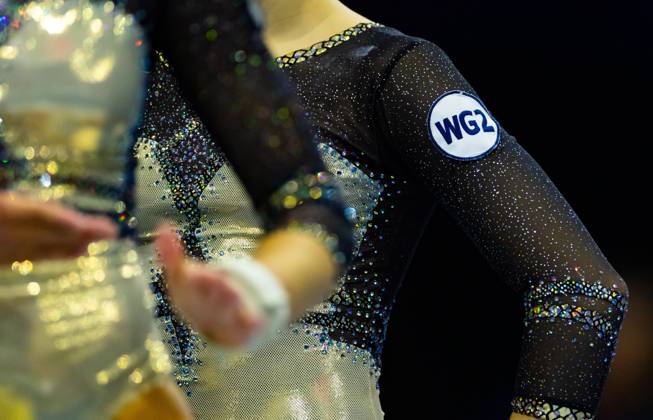 ROTTERDAM - The Russian gymnastics team in the run-up to the World Championships in Ahoy Rotterdam. Earlier this year, the International Gymnastics Federation lifted Russia s suspension for aggression against Ukraine, but the rules of the European Union and the Netherlands require that Russia cannot compete under its own flag. For this reason, the country is competing under the name World Gymnastics 2. IRIS VAN DEN BROEK ANP xVIxANPxSportx xxANPxIVx 572631302 originalFilename: 572631302.jpg