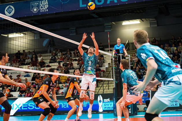 Volleyball, LigaCup, Berlin Recycling Volleys v Energiequelle Netzhoppers KW