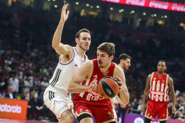 Crvena Zvezda v Paris - EuroLeague BELGRADE, SERBIA - OCTOBER 16: Nikola Djurisic (23) of Crvena Zvezda in action during the Basketball EuroLeague Round 6 match between Crvena Zvezda and Paris at Belgrade Arena in Belgrade, Serbia on October 16, 2026. Filip Stevanovic Anadolu Belgrade Serbia. Editorial use only. Please get in touch for any other usage.  Copyright: x2026xAnadoluxFilipxStevanovicx